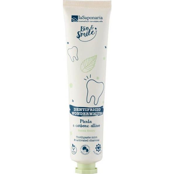 La Saponeria Artigiana Dentífrico Menta y Carbón Bio 75 ml