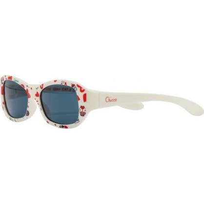 Chicco Gafas Sol Blanco Corazones 12M+ 1ud