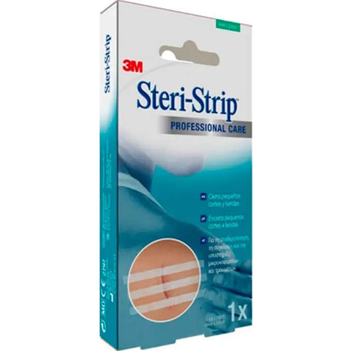 3 M Steri-Strip Sutura Cutanea Esteril Tiras 38 mmx6 mm