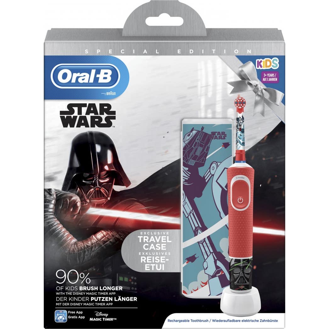 Oral-B Cepillo Eléctrico Kids Star Wars + Estuche de Viaje