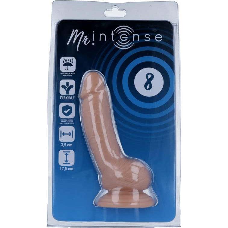 Mr Intense Dildo Nro 8 Pene Realista 17,6x3,5cm 1ud