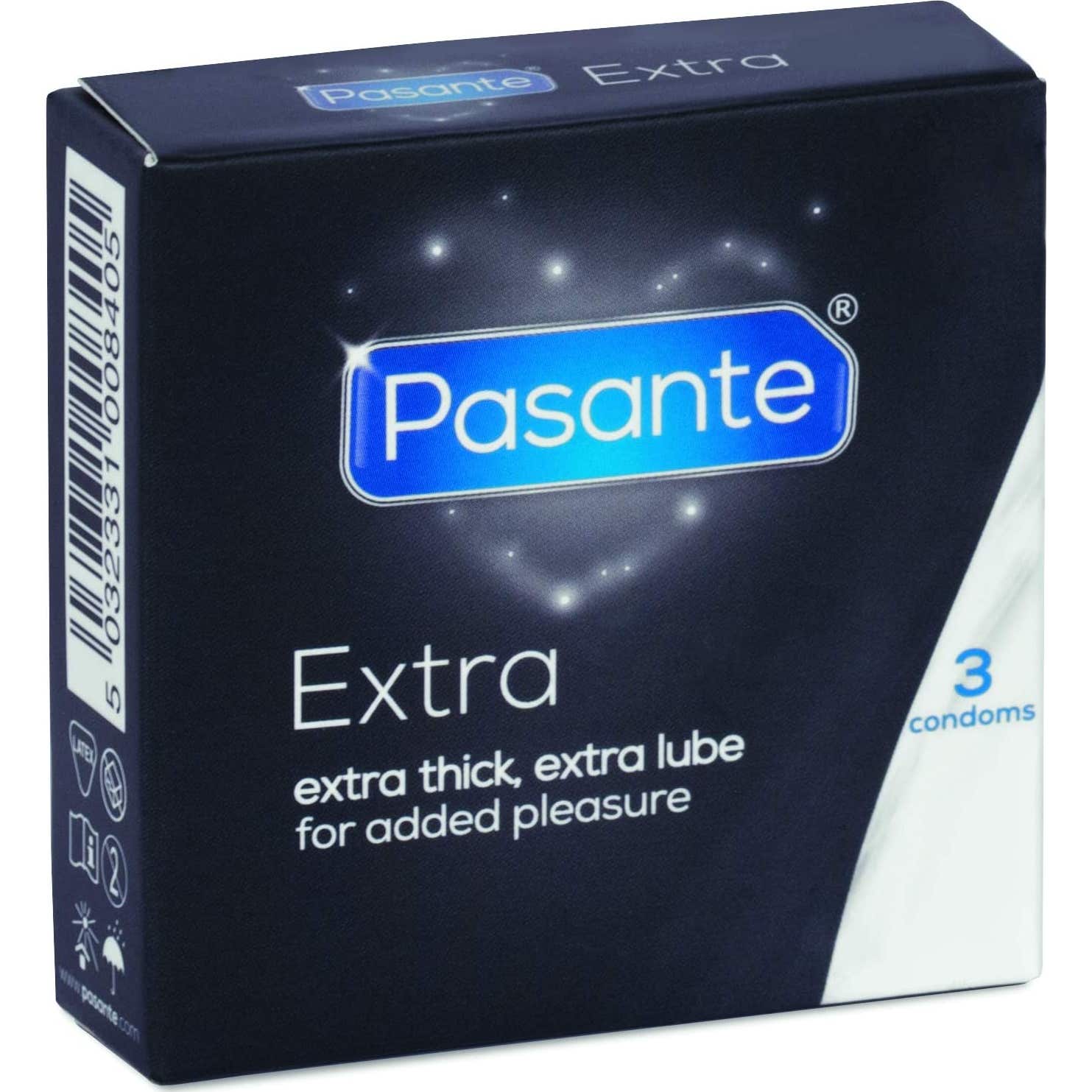 Pasante Extra Preservativo Extra Gruesos 3uds