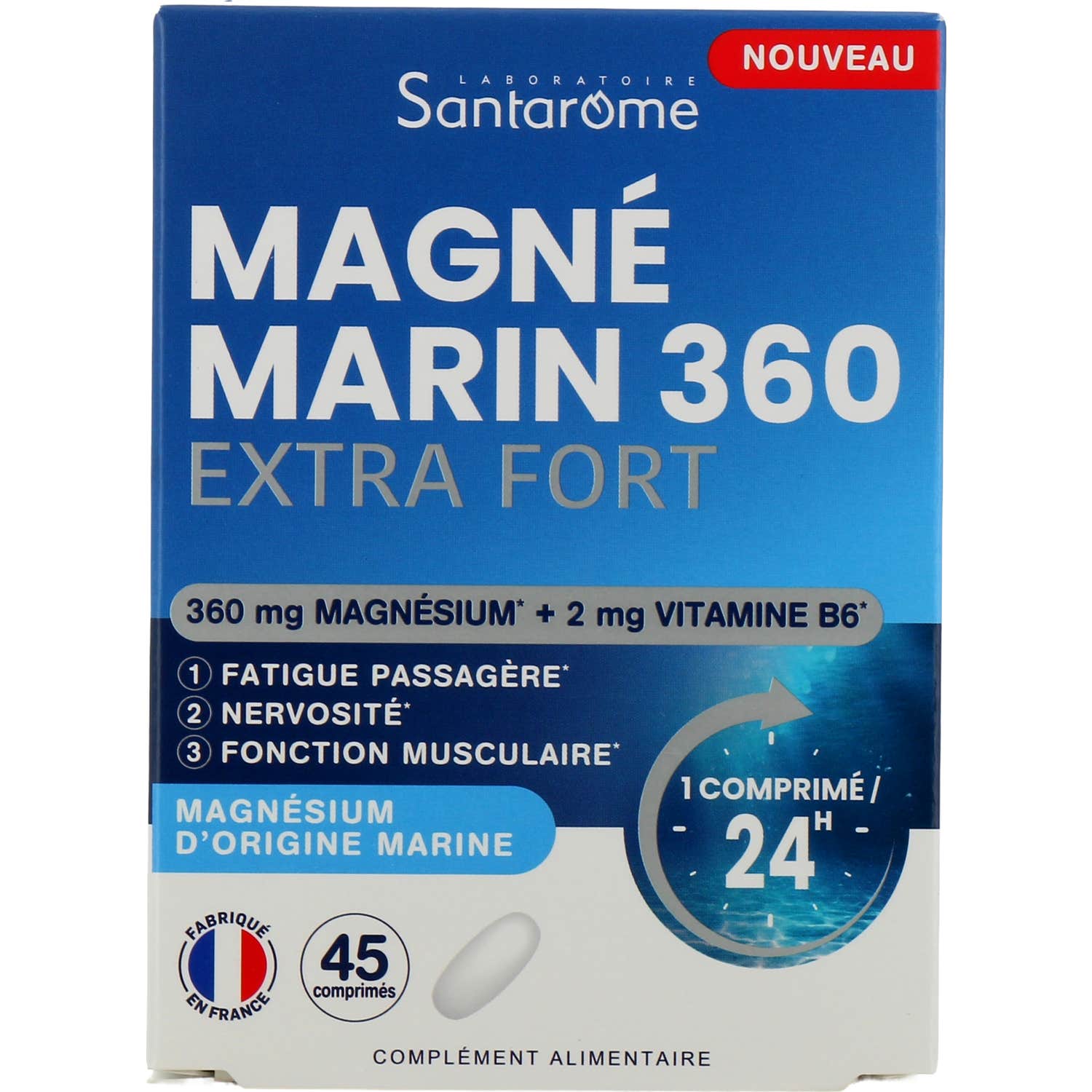 Santarome Magnesio Marino 360 Extra Fuerte 45comp