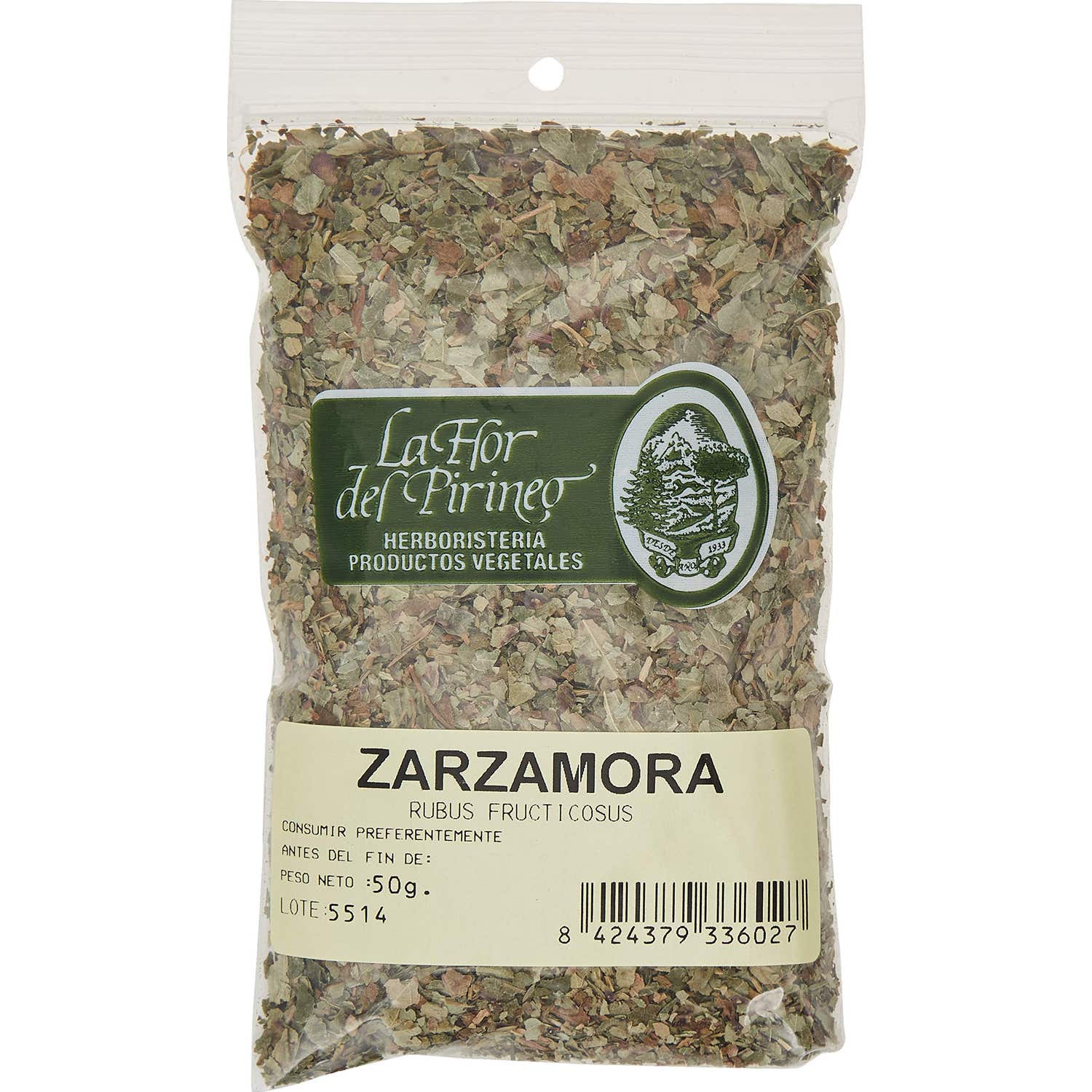 La Flor del Pirineo Zarzamora Hierba 50g