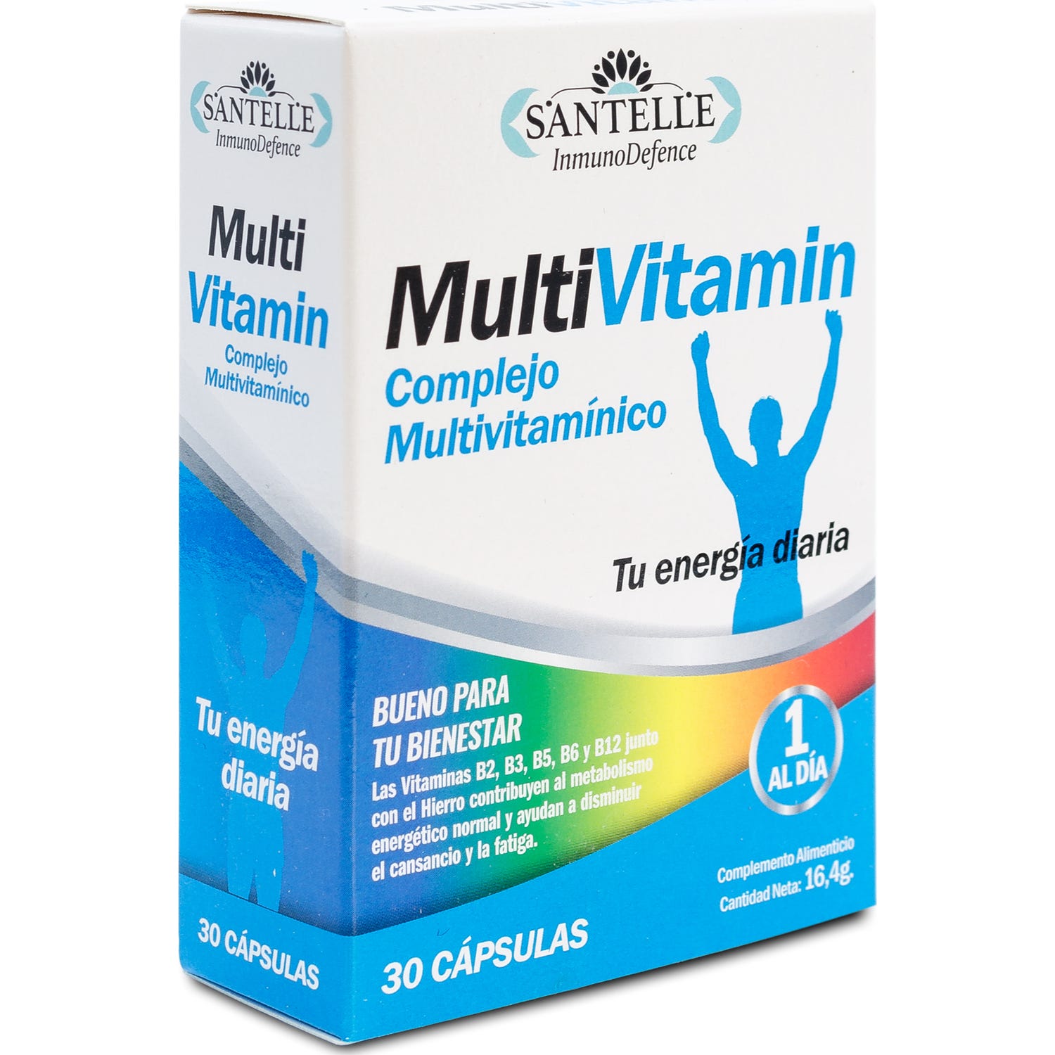 Santelle Inmunodefence MultiVitamin Complejo Multivitamínico 30caps | Natural Doctor