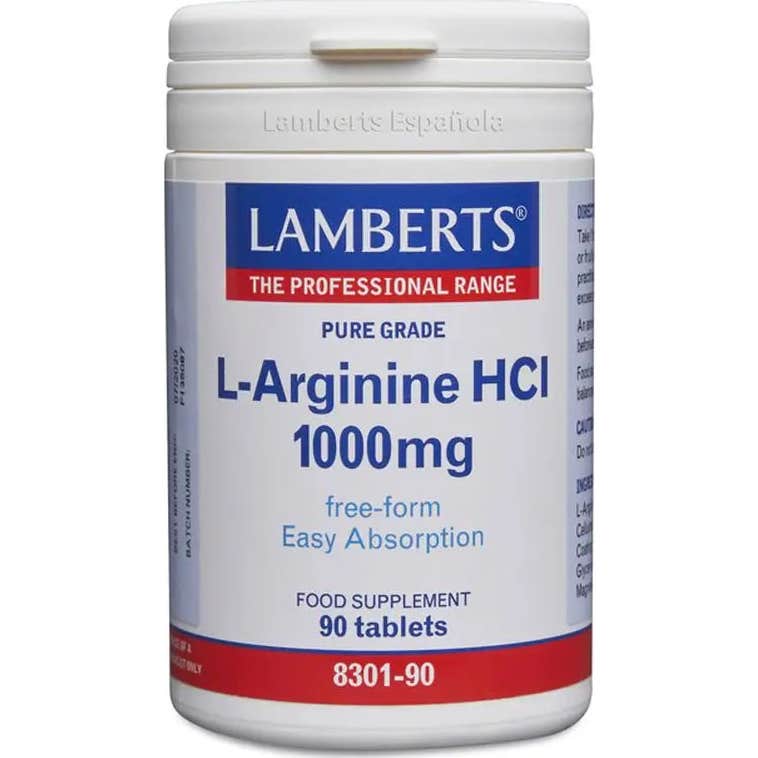 Lamberts L-Arginina Hci 1000 Mg 90 Comp