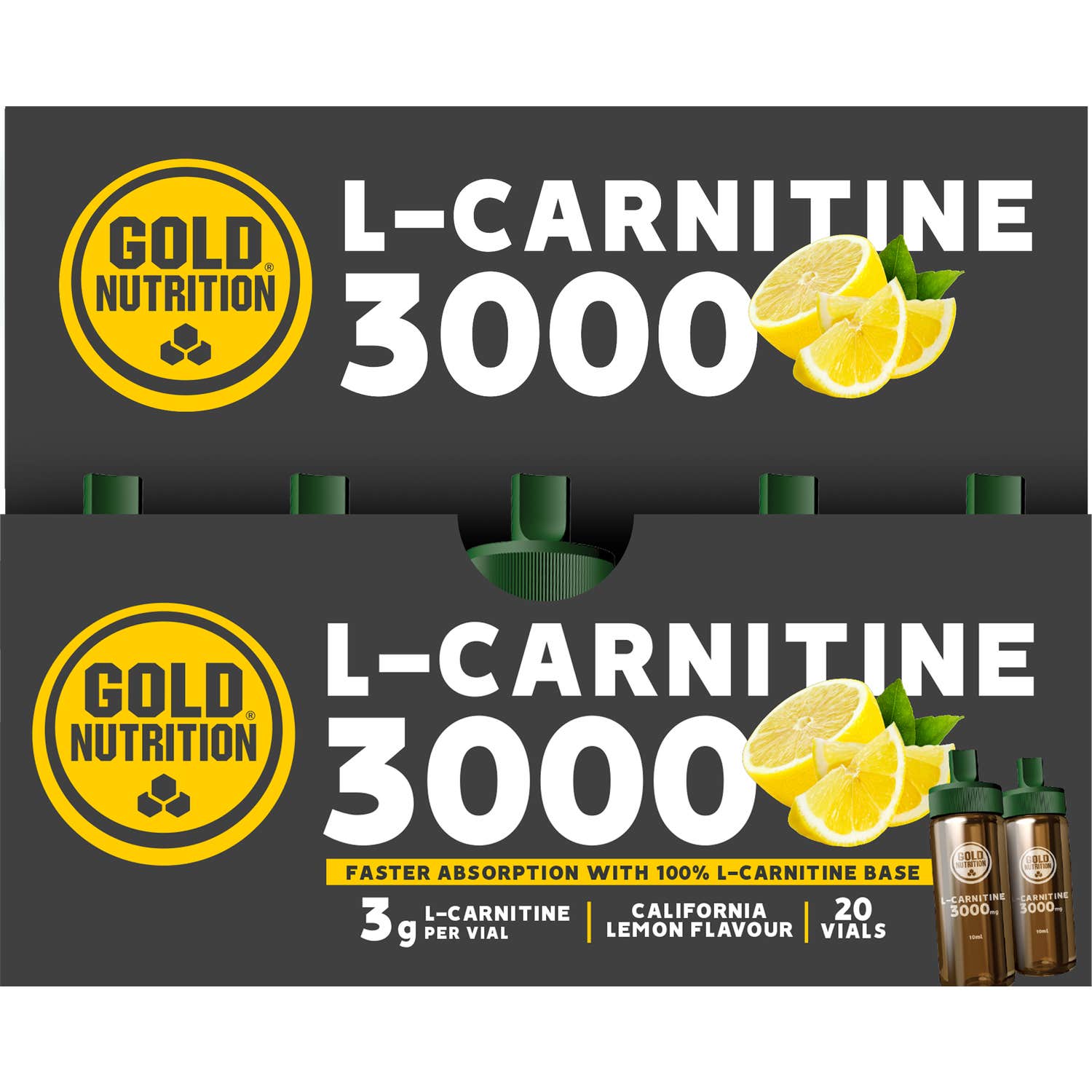 Gold Nutrition L Carnitina 3000 mg 20 Viales