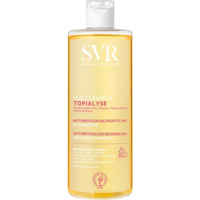 SVR Topialyse Huile Lavante Aceite Limpiador Relipidizante 24H 400 ml