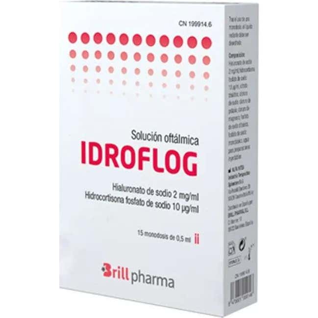 Idroflog Solución Oftálmica 15X0,5Ml