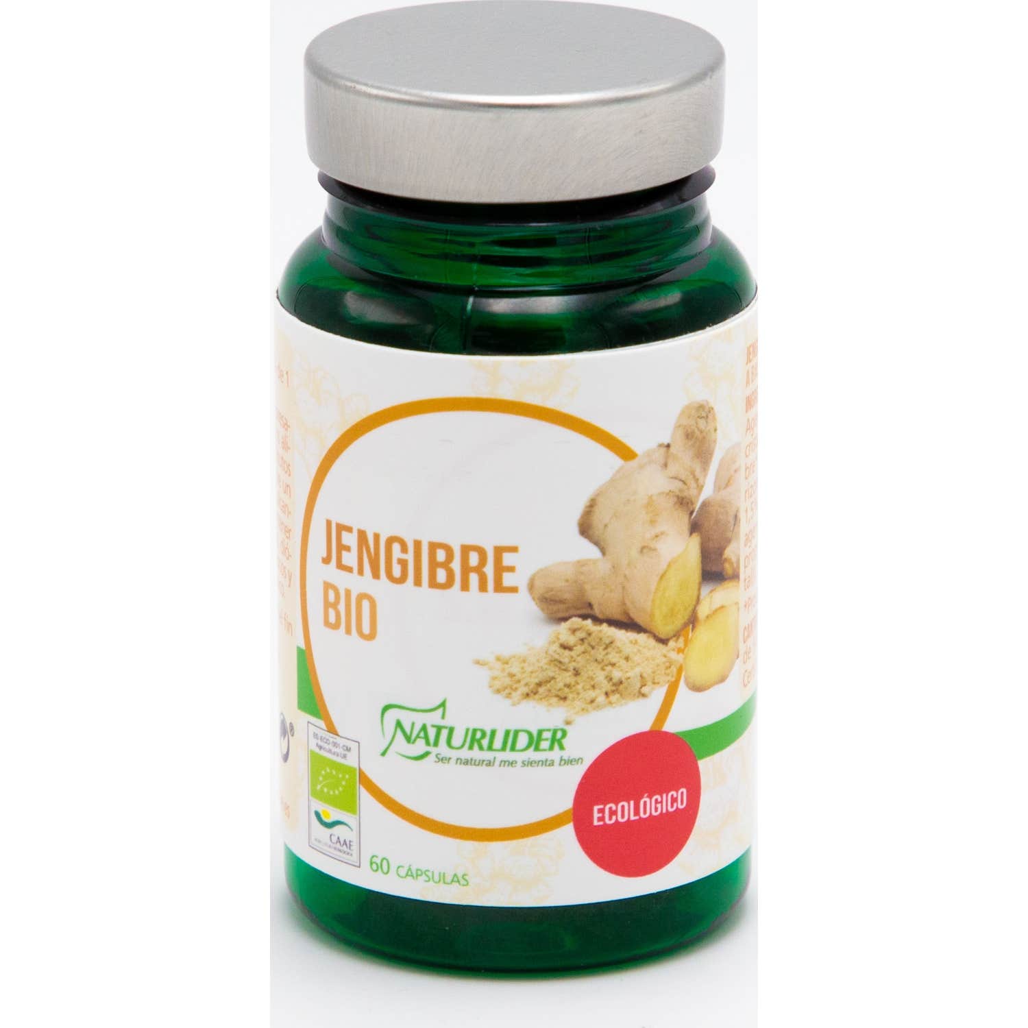 Naturlider Jengibre Bio 60 Capsulas Vegetales