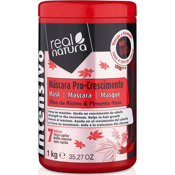Real Natura Mascarilla sin Sal Pro-Crecimiento 1Kg