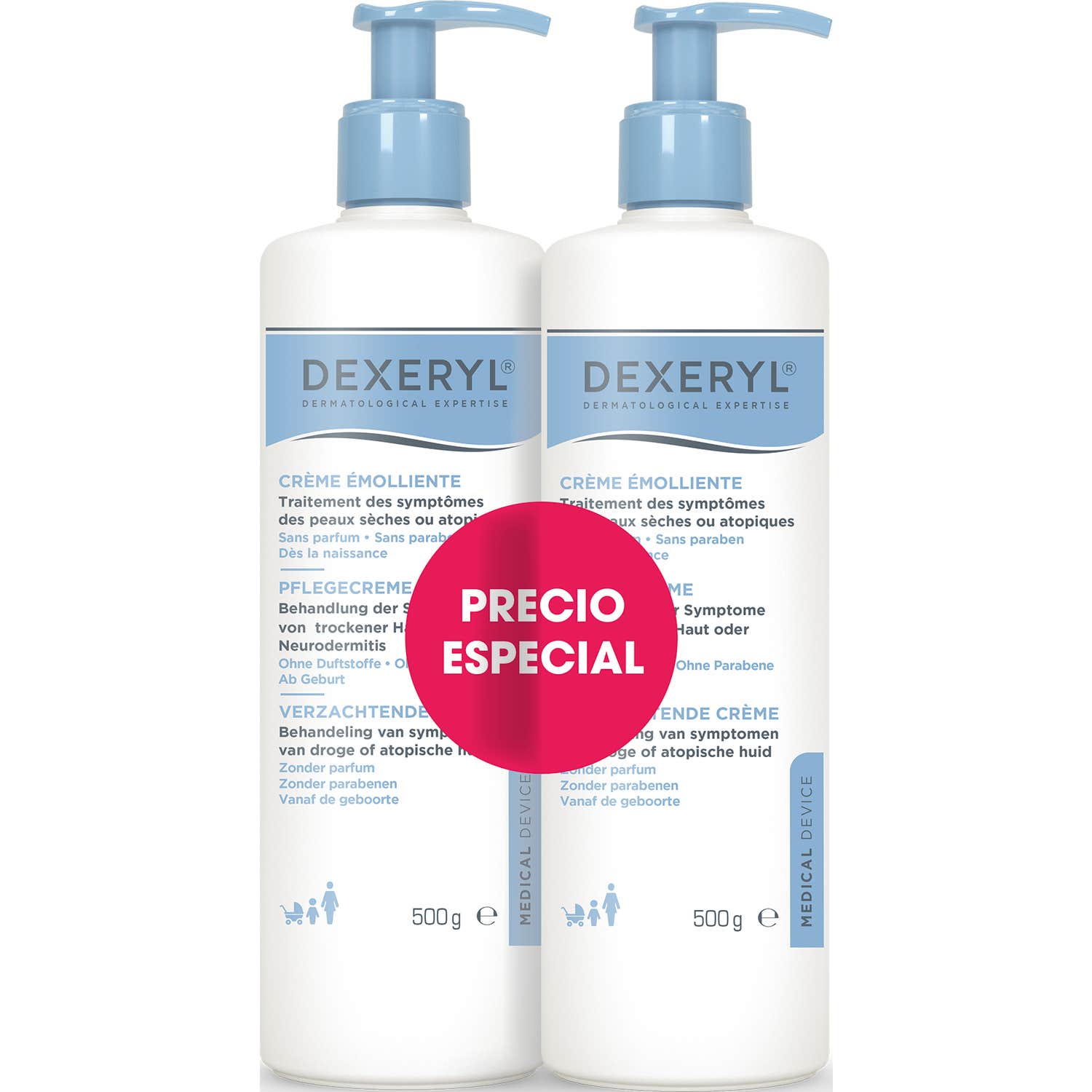 Dexeryl Crema Emoliente 2x500g