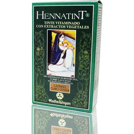 Radhe Shyam Hennatint Castaño Claro Cinza 60ml