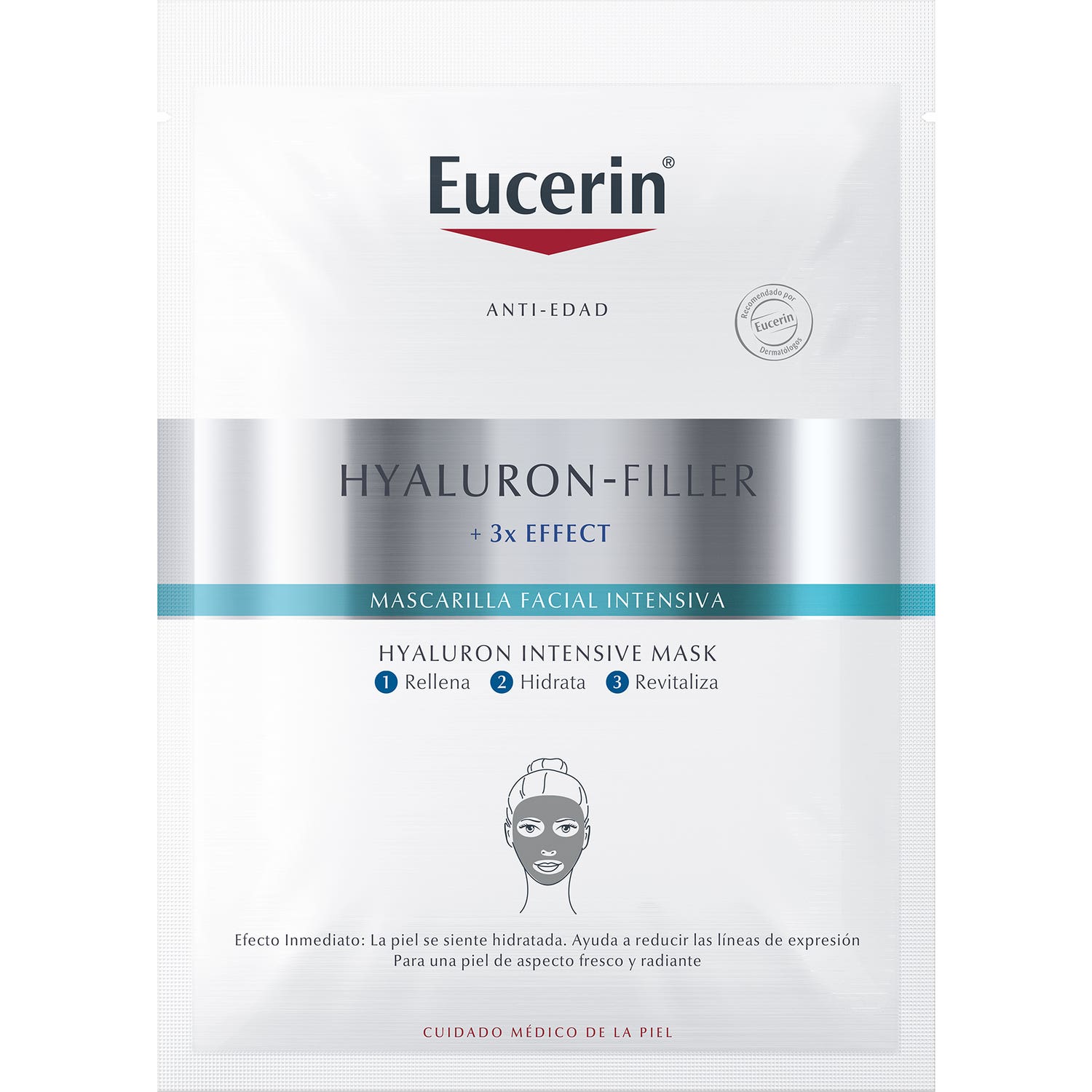 Eucerin Hyaluron-Filler 3X Effect Mascarilla Facial Intensiva 1ud