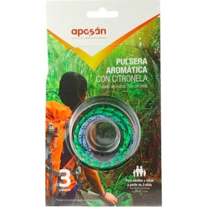 Aposan Pulsera Aromatica Cordón Citronela