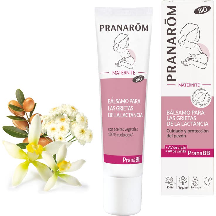 Pranarôm PranaBB Maternidad Bálsamo para las Grietas de la Lactancia BIO 15ml