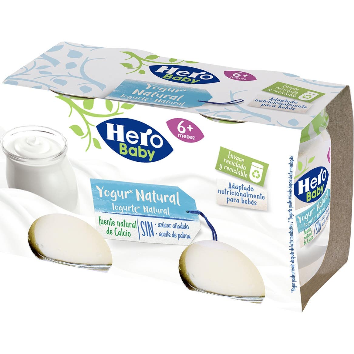 Hero Baby Yogurt Natural 2x120g