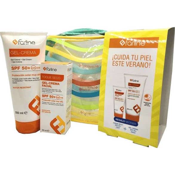 Farline Neceser Gel-Crema SPF50+ Facial 50ml + Corporal 200ml
