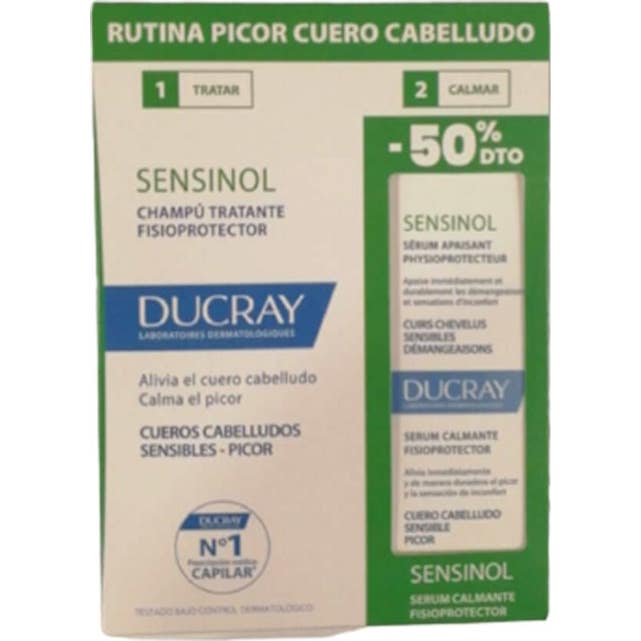 Ducray Pack Sensinol Champú + Sérum