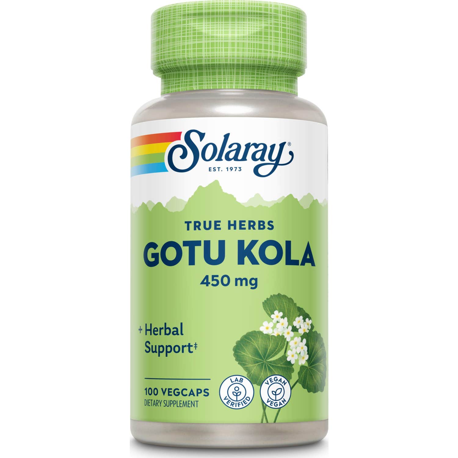 Solaray Gotu Kola 450 Mg 100 Caps