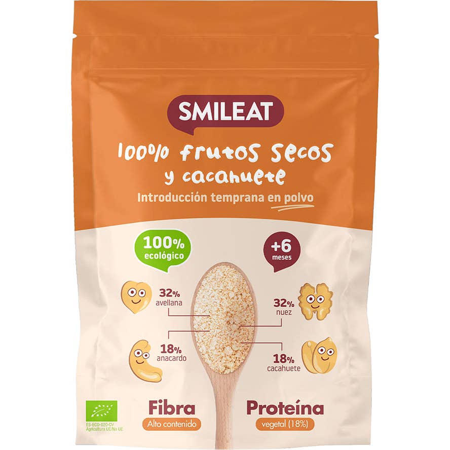 Smileat Mix Ecológico de Frutos Secos y Cacahuete 200g