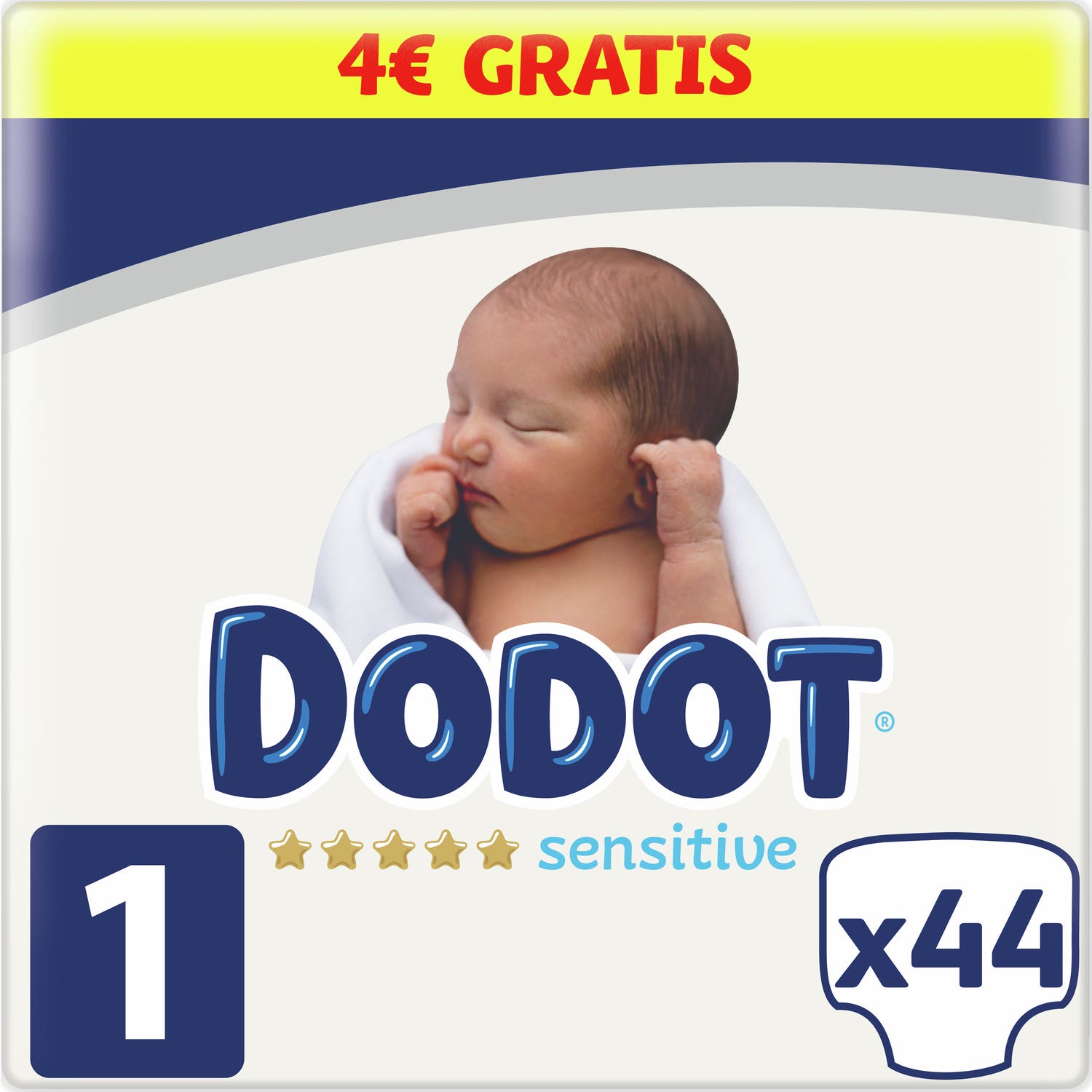 Dodot Sensitive Pañal 44uds