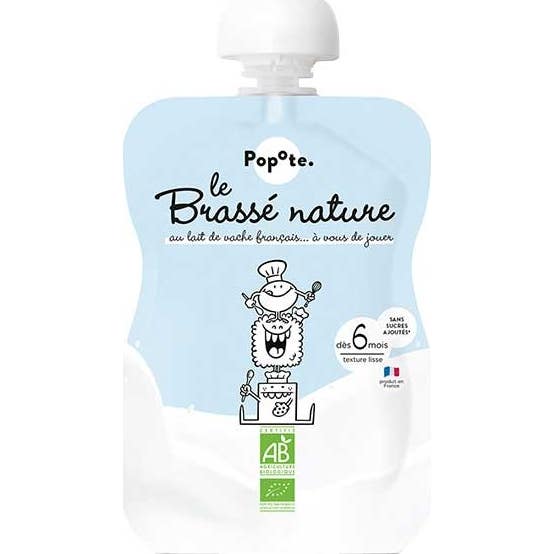 Popote Le Brassé Nature Bolsa de Leche Bio +6m 100g