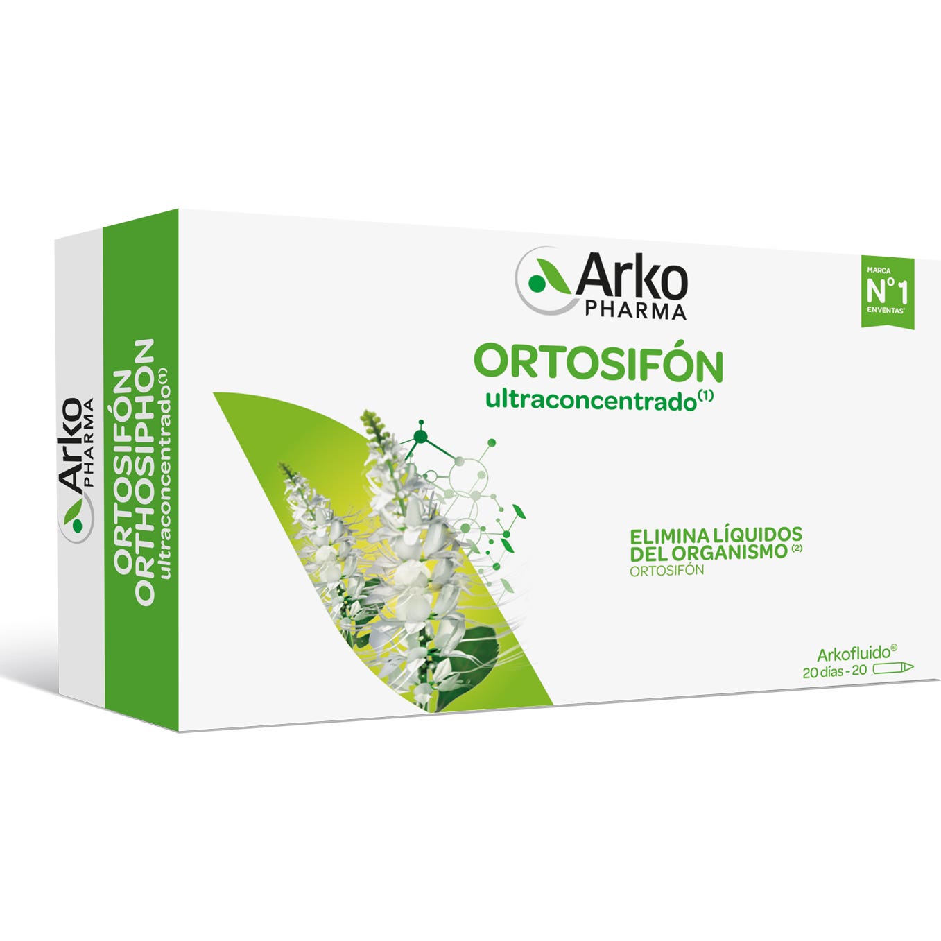 Arkopharma Arkofluido Ortosifón 20 ampollas