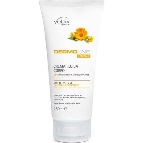 Vebix Dermoline Crema Corporal Fluida Caléndula 250 ml