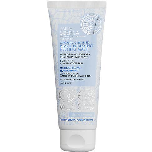 Natura Siberica Mascarilla Exfoliante Negra Purificante 75 ml