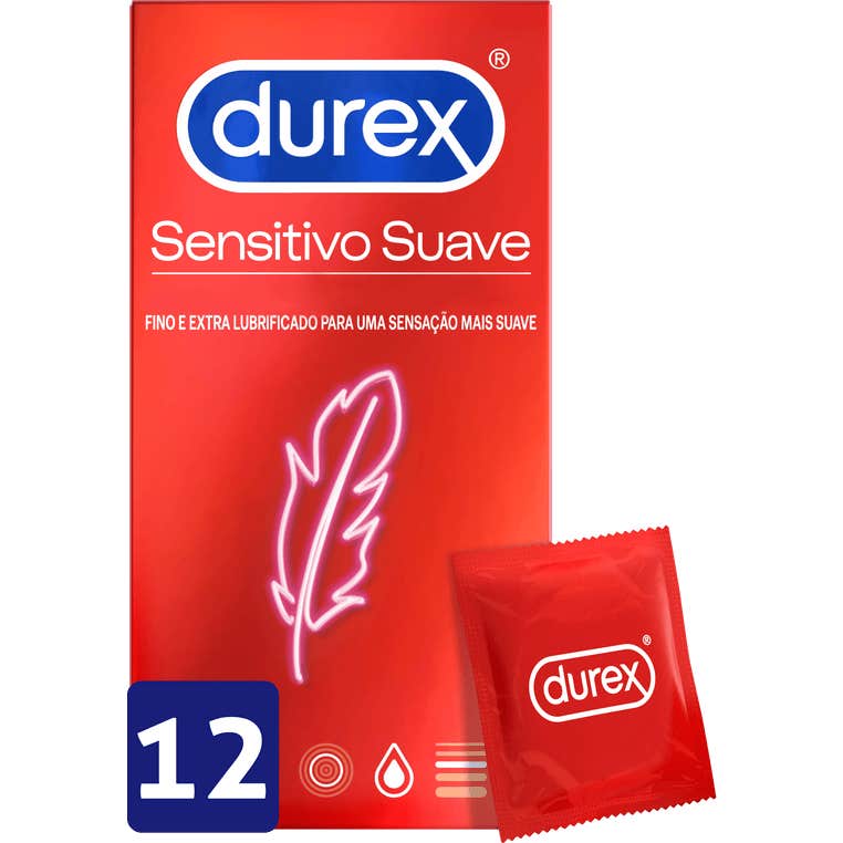 Durex Sensitivo Suave Preservativos 12uds