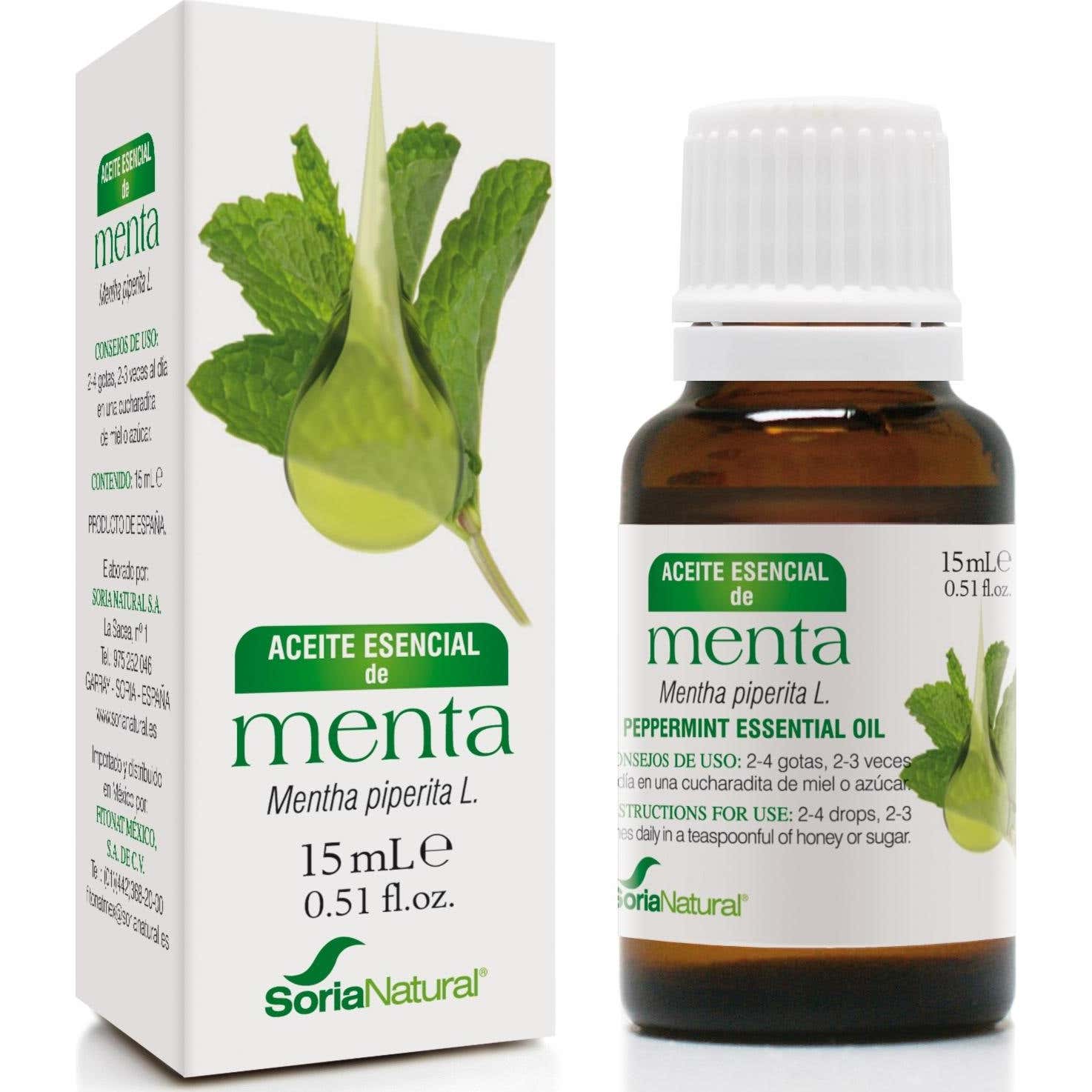 Soria Natural Aceite Esencial De Menta 15ml