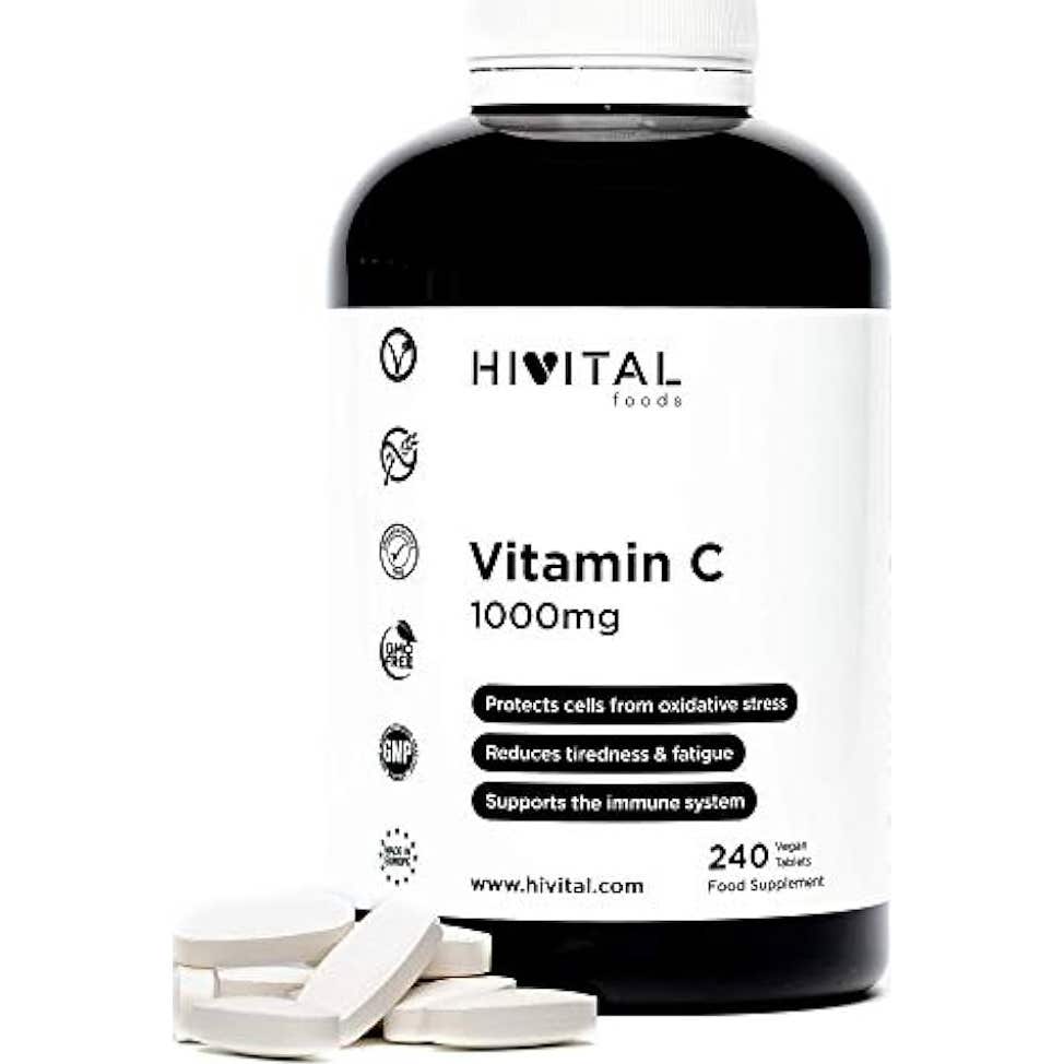 Vitamina C 1000 mg | 240 comprimidos veganos. Suministro para 8 meses. - Imagen 3