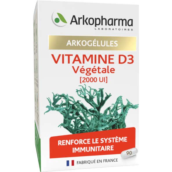 Arkopharma Arkogélules® Vitamine D3 Végétale 90caps