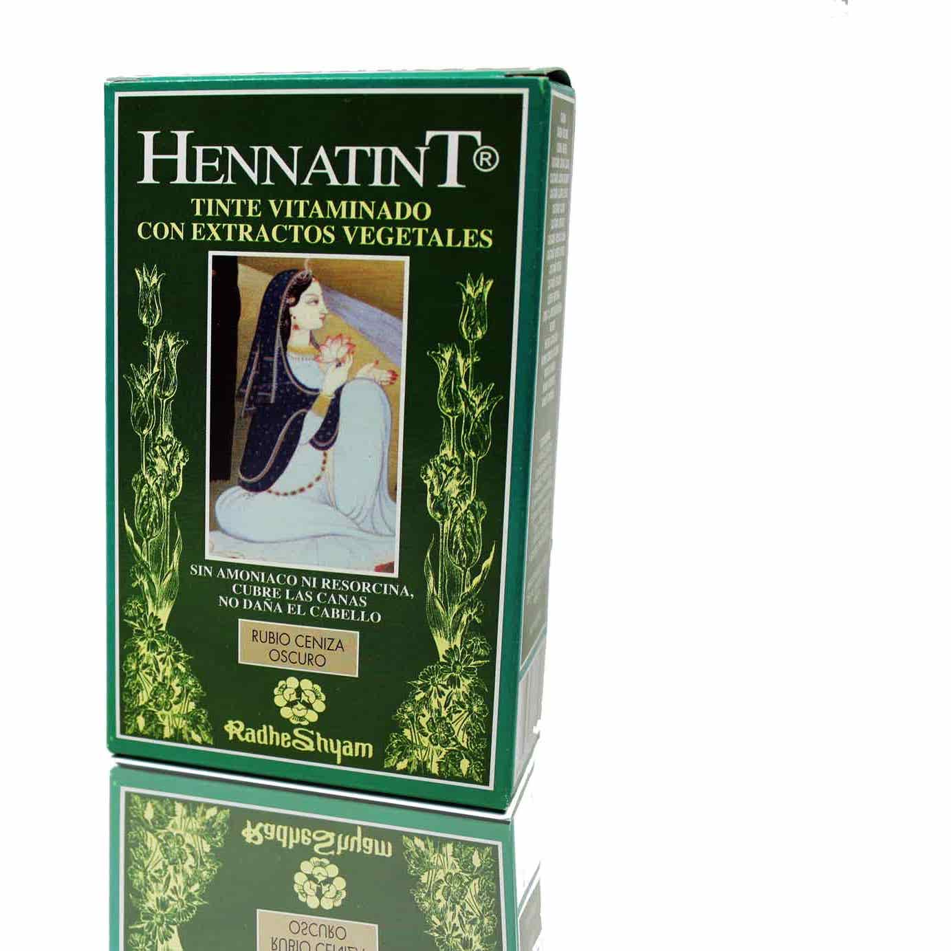 Radhe Shyam Hennatint Tinte Cabello Rubio Ceniza Oscuro 120ml