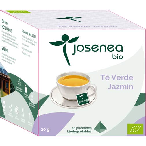 Josenea Té Verde Jazmín BIO 10 pirámides en sobre