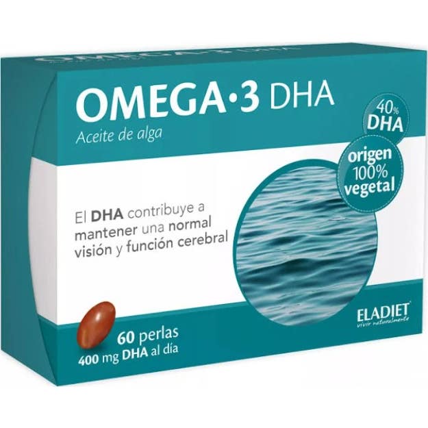 Omega 3 Dha Aceite De Alga Eladiet 60 Perlas