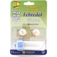 Febredol® tapones de silicona para los oídos 2 uds