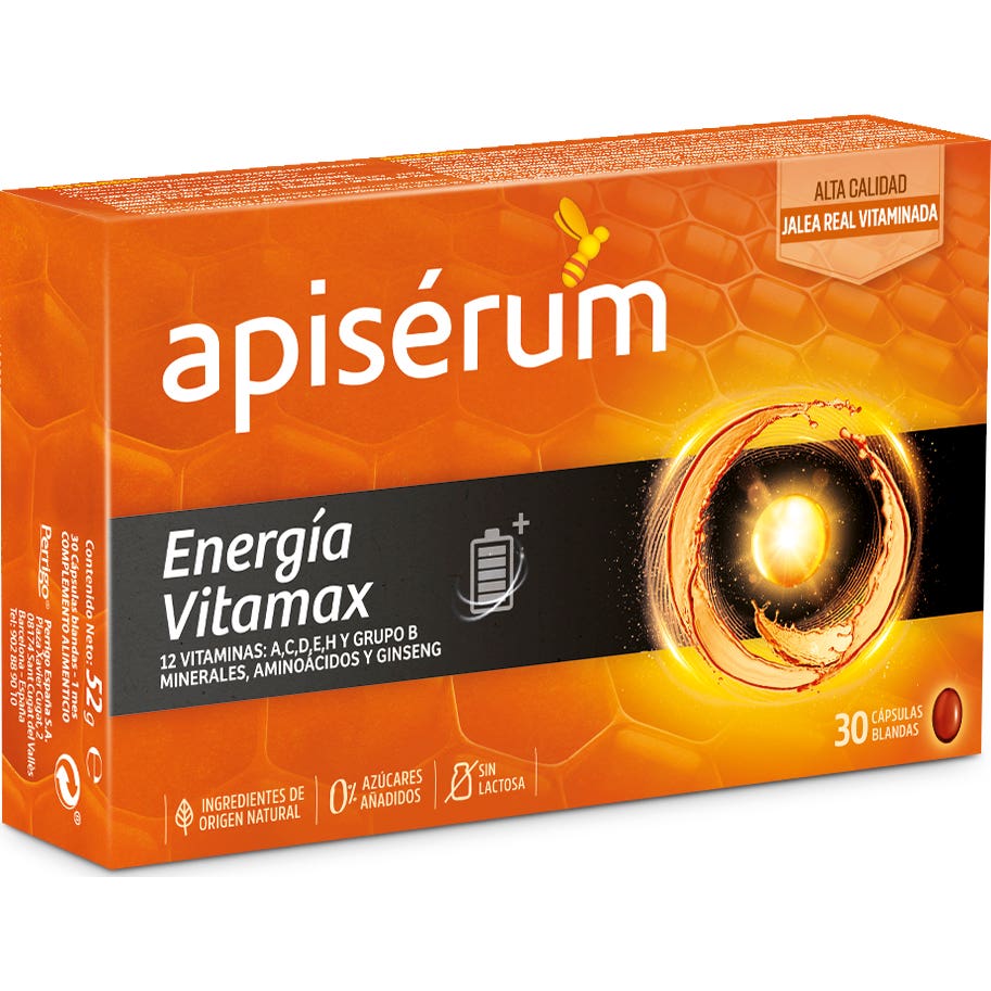 Apiserum Energía Vitamax 30caps