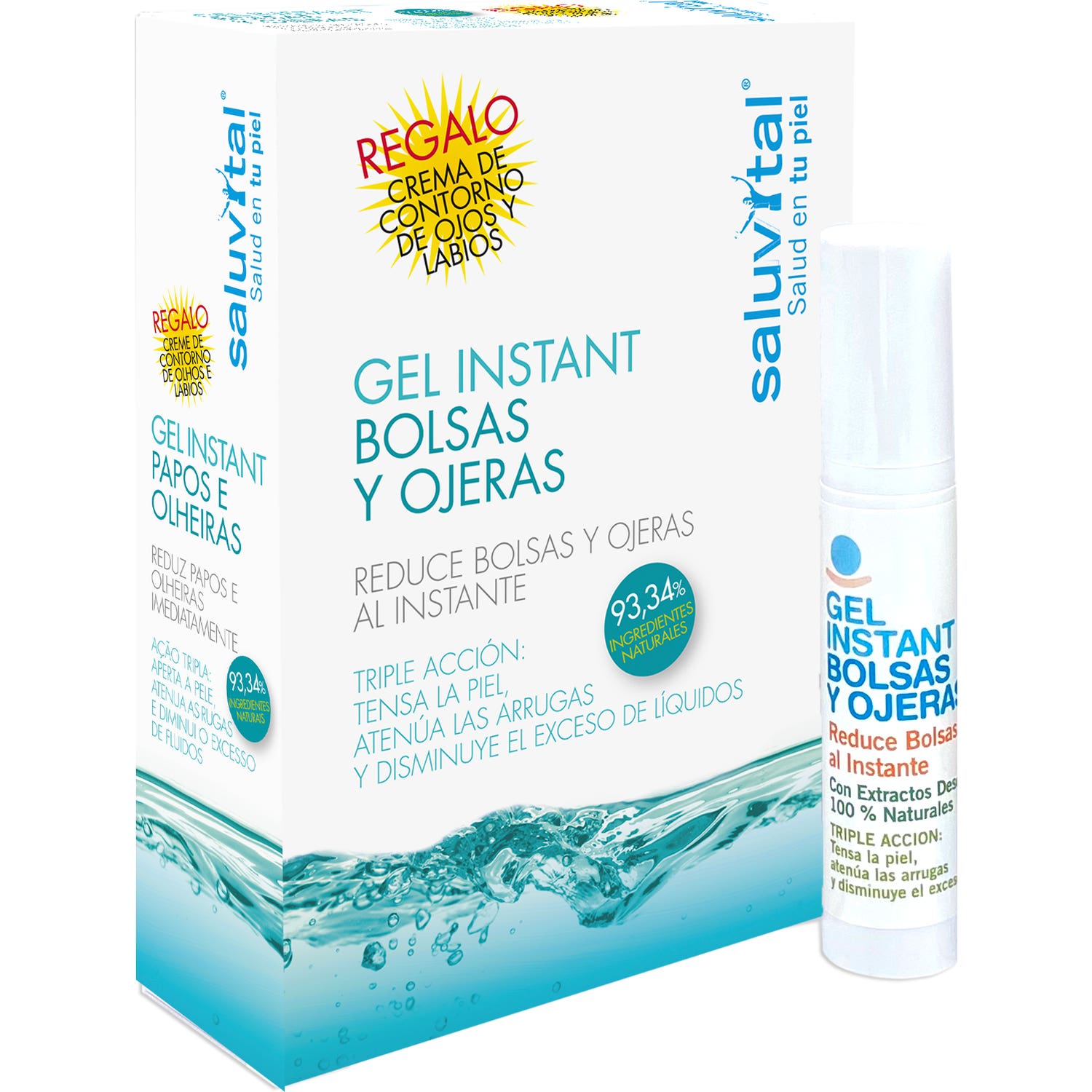 Saluvital Gel Instant Bolsas Y Ojeras 10 ml