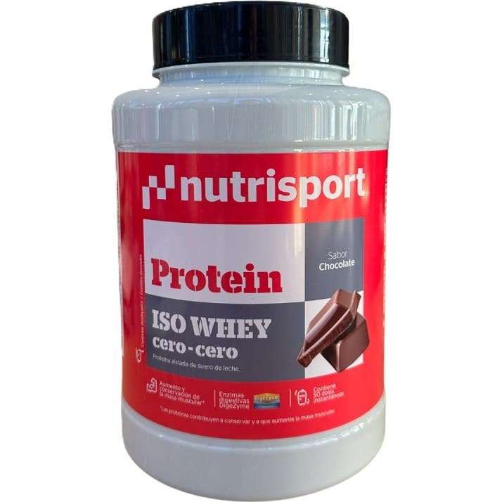Nutrisport Protein Iso Whey Cero-Cero Chocolate 900 g
