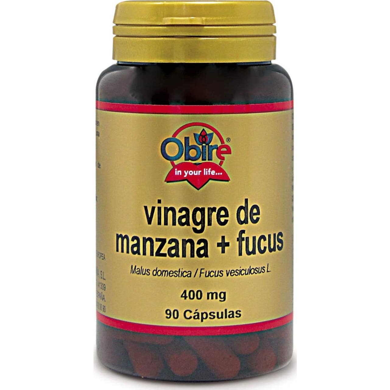 Obire Vinagre Manzana Fucus 90caps
