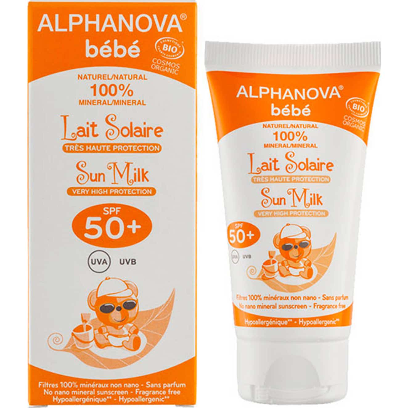 Alphanova Sun Bio Bébé Spf50 Lait 50g