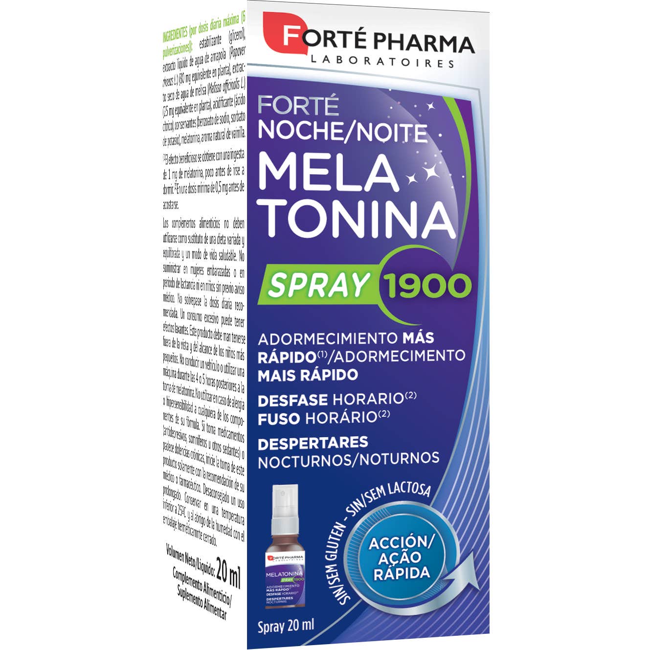 Forte Pharma Forté Pharma Melatonina Spray 1900 20 Ml