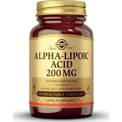 Solgar Ácido Alfa-Lipoico 200 mg 50vcaps