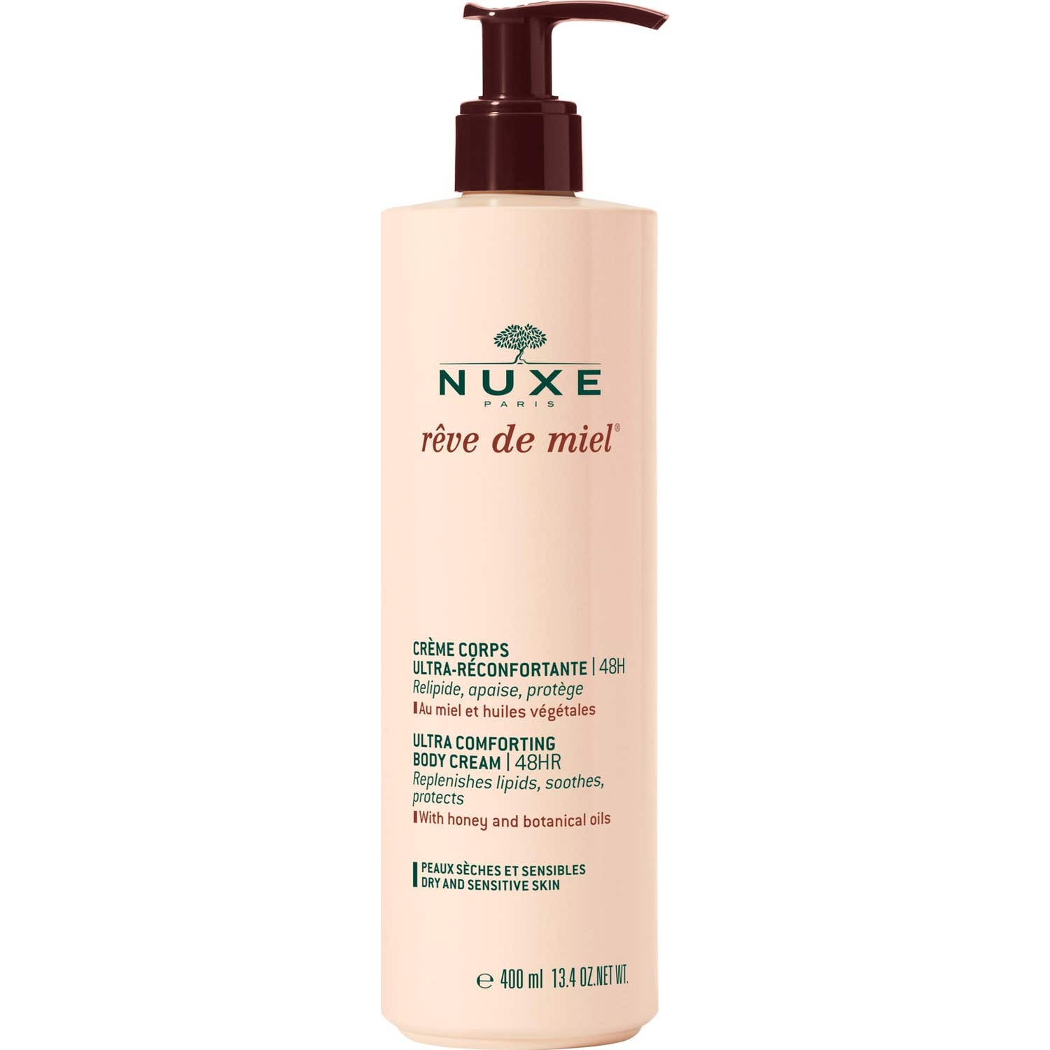 Nuxe Rêve de Miel Crema Corporal Ultra-Reconfortante 48h 400 ml