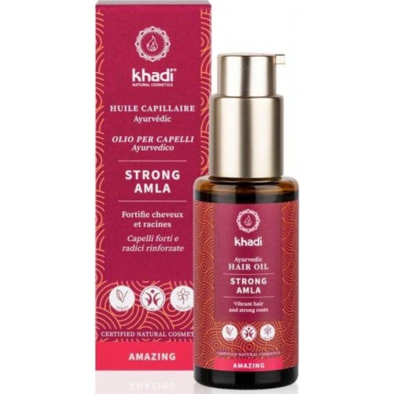 Khadi Amla Aceite Fortalecedor Capilar Brillo 50 Ml