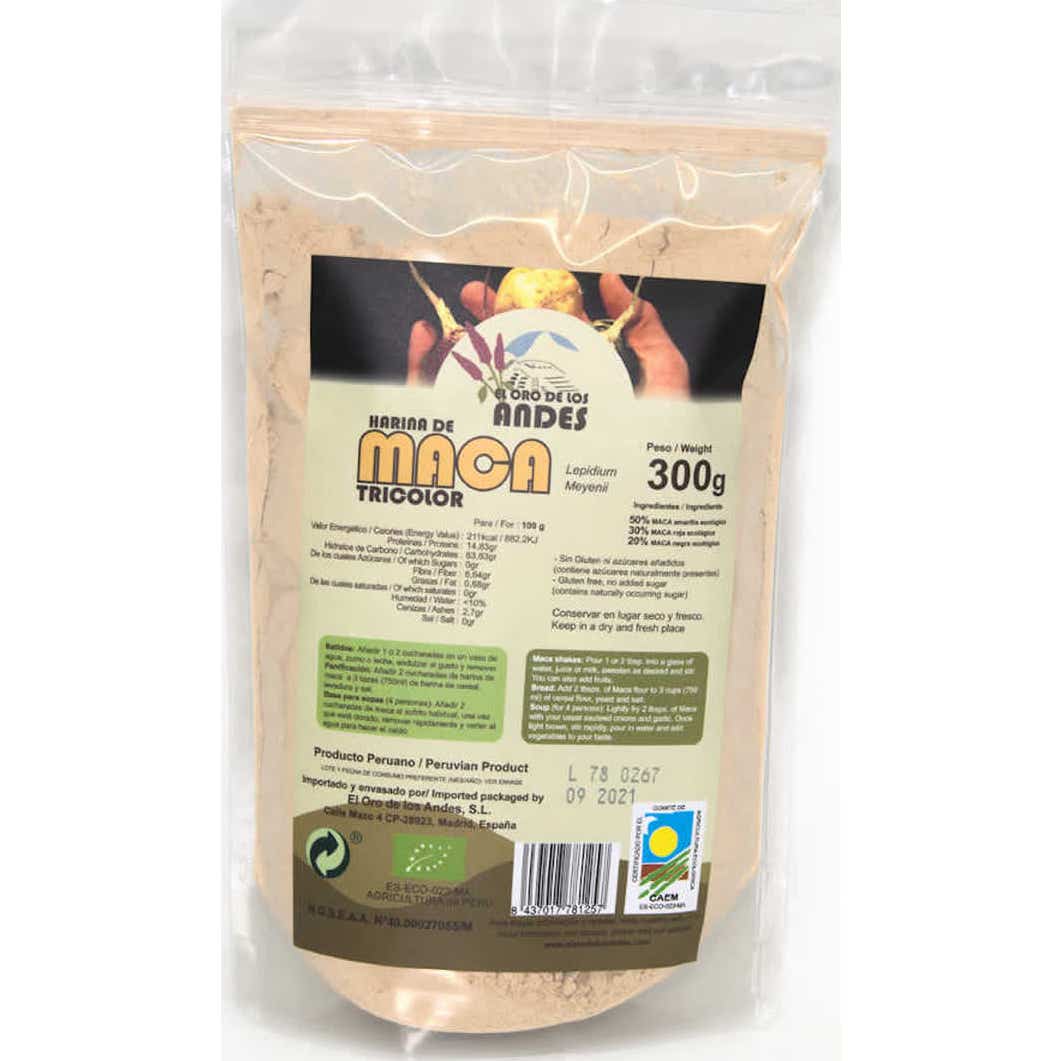 El Oro de los Andes Maca Polvo Bio 300g