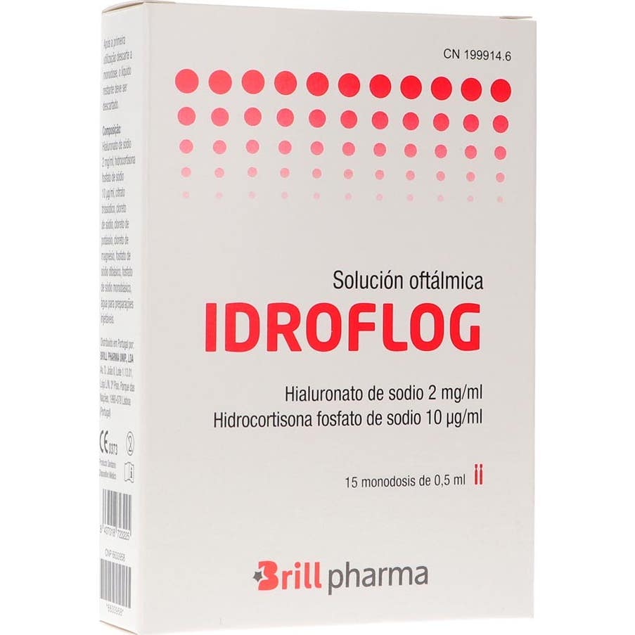 Idroflog Solución Oftálmica 15x0,5ml