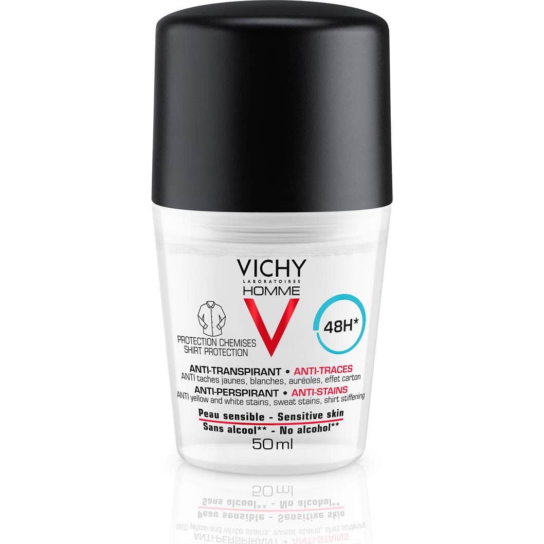 Desodorante Vichy Homme - Anti-Stain Roll On Ball 50ml
